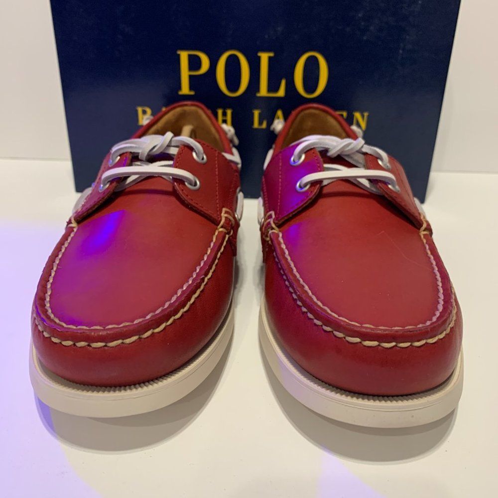 POLO RALPH LAUREN Merton Red Classic Leather - Picture 12 of 13